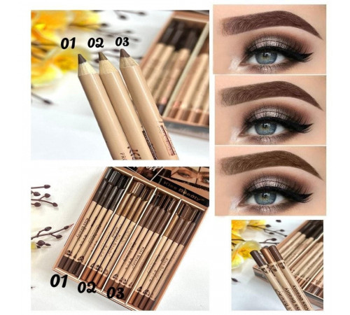 Олівець для брів Kiss Beauty 03 коричневий Олівець для брів Kiss Beauty 03 коричневий