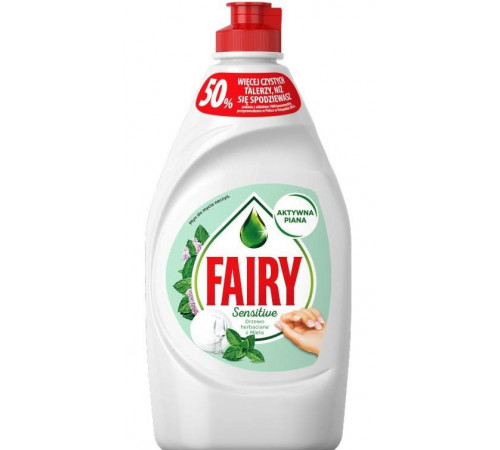 Засіб для миття посуду Fairy Sensitive Drzewo Herbaciane z Mieta 450 мл