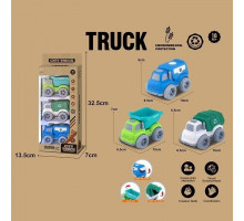 Набір машинок 913-5 City Truck Спецтехніка 3 шт
