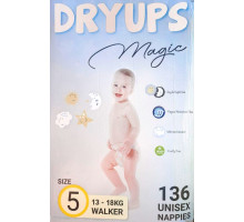 Підгузки Dryups Magic 5 (13-18кг) 136 шт