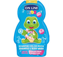 Шампунь для дітей On Line Bubble gum 250 мл