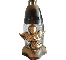 Лампадка прозора з декором Ангел