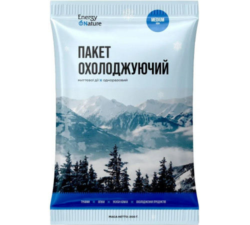Пакет охолоджуючий Energy Of Nature Medium 200 г