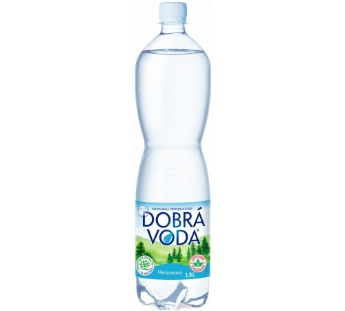 Вода мінеральна негазована Добра вода 1.5 л