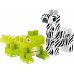 Конструктор Wader Baby Blocks 41501 Safari Crocodile & Zebra 16 элементов