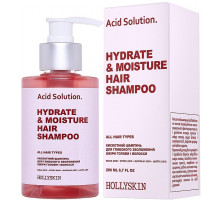 Кислотный шампунь Hollyskin Acid Solution для глубокого увлажнения кожи головы и волос 200 мл