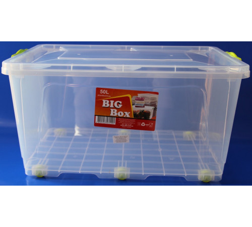 Контейнер харчовий Ал-Пластик Big Box з колесами 61.5х39.0х3.15см 50 л