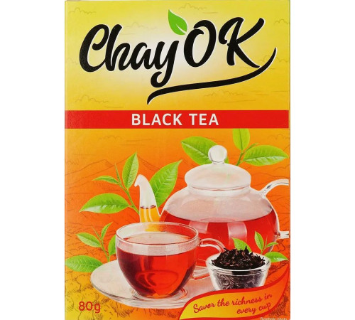 Чай чорний Chayok Black tea розсипний 80 г Чай чорний Chayok Black tea розсипний 80 г