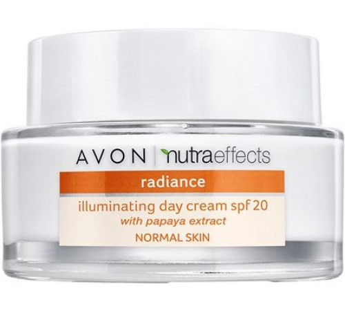 Освітлюючий денний крем для обличчя Avon Nutra Effects для нормальної шкіри 50 мл