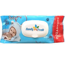 Салфетки влажные детские Handy Fresh Baby 100+20 шт
