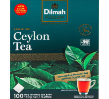 Чай чорний Dilmah Premium Ceylon Tea 100 пакетиків 150 г