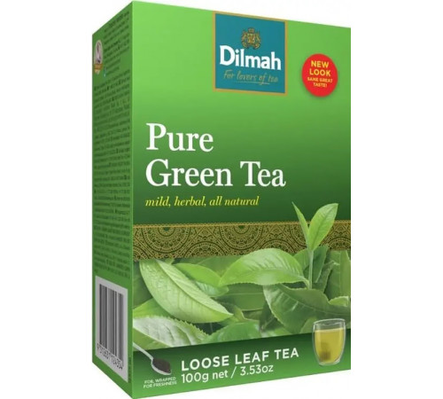 Чай зеленый Dilmah Pure Green Tea 100 г