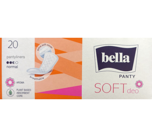 Щоденні прокладки Bella Panty Soft  Deo Fresh 20 шт