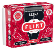 Гігієнічні прокладки Fantasy Flirt Ultra Soft & Dry Normal 4 краплі 10 шт