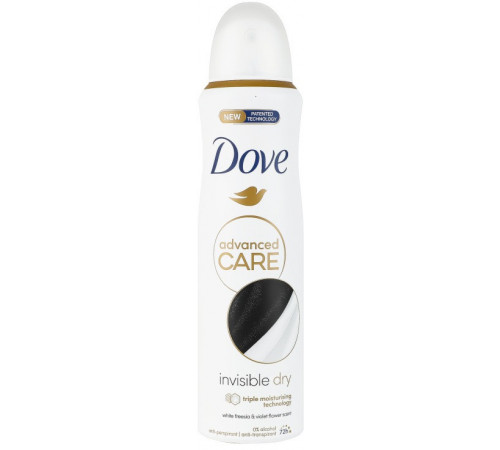 Антиперспирант-аэрозоль женский Dove Advanced Care Invisible Dry 250 мл