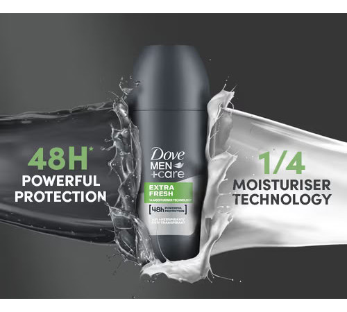 Дезодорант шариковый мужской Dove Extra Fresh 50 мл