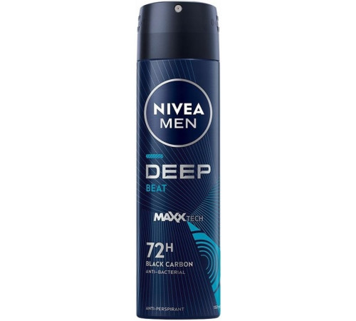 Дезодорант-антиперспирант мужской Nivea Deep Maxx Tech спрей 150 мл