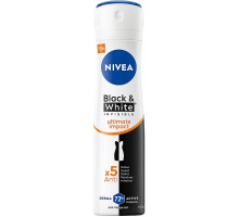Дезодорант-антиперспирант женский Nivea Black&White Ultimate Impact спрей 150 мл
