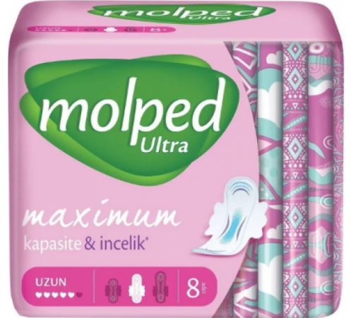 Гигиенические прокладки Molped Ultra Long 8 шт