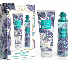 Подарочный набор женский Emper Flower\'s Secret Violet Dreams (спрей для тела 250 мл + лосьон для тела 250 мл)