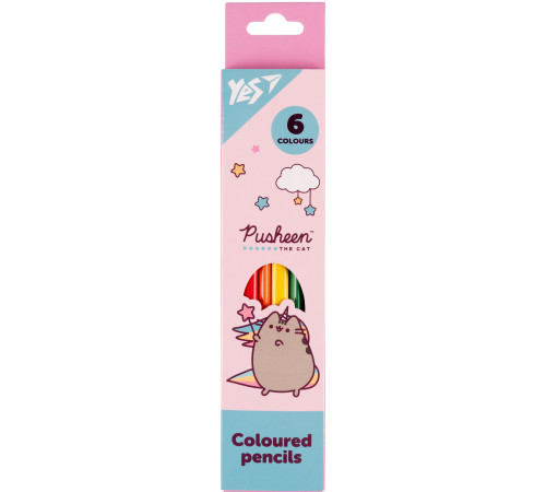 Олівці дитячі Yes 290725 Pusheen 6 кольорів Олівці дитячі Yes 290725 Pusheen 6 кольорів