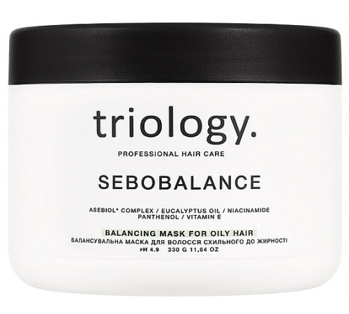 Балансувальна маска для схильного до жирності волосся Triology Sebobalance 330 г