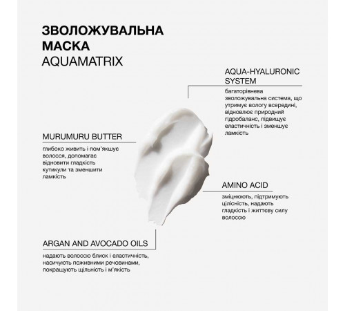 Зволожувальна маска для всіх типів волосся Triology Aquamatrix 330 г