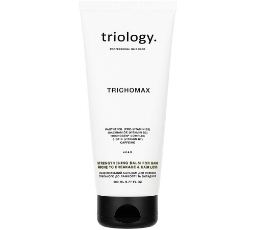 Зміцнювальний бальзам для схильного до ламкості волосся Triology Trichomax 200 мл