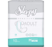 Підгузки для дорослих Sleepy Sensitive Adult Medium 85-125 см 6 к 10 шт