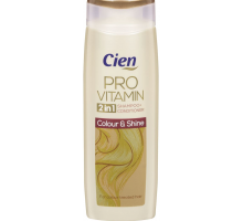 Шампунь для волосся Cien Provitamin 2in1 Colour & Shine 300 мл