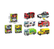 Набір машин HH 3008-2 2 шт (інерція, звук, підсвітка)