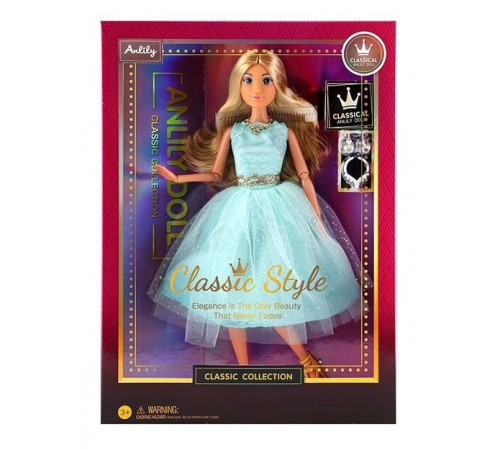 Лялька 616526 висота 30 см (шарнірні суглоби, знімний одяг та взуття)