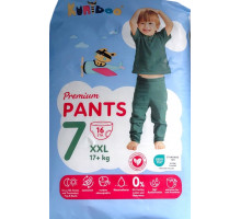 Подгузники-трусики Kuniboo Premium 7 (17+ кг) 16 шт