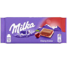 Шоколад молочный Milka Cherry Creme 100 г