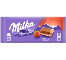 Шоколад молочний Milka Strawberry 100 г