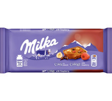 Шоколад молочный Milka Collage with Raspberry 93 г