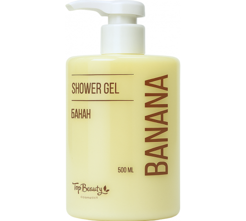 Гель для душу Top Beauty Банан 500 мл Гель для душу Top Beauty Банан 500 мл