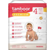 Подгузники Tamboor Premium 4 (7-18 кг) 22 шт