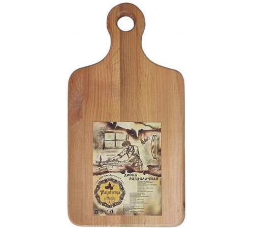 Дошка дерев\'яна з ручкою Maysternya 8918 35 х18 х1.5 см