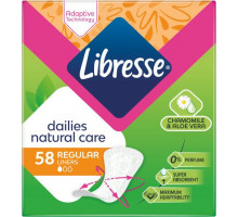Щоденні гігієнічні прокладки Libresse Dailies Natural Care 58 шт