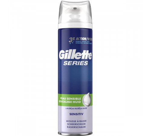 Пена для бритья Gillette Series Sensitiv Aloe 250 мл