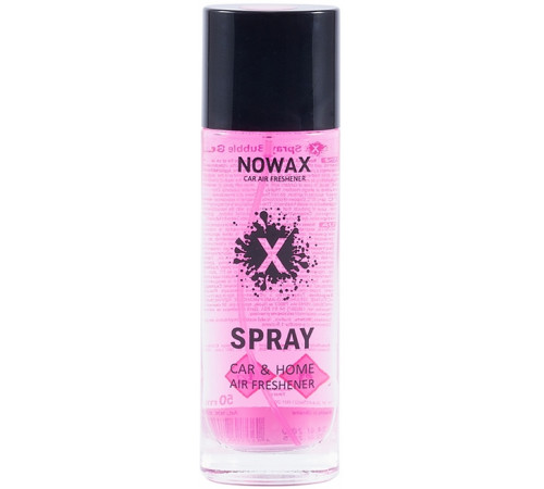 Ароматизатор для авто Nowax X Spray Bubble Gum 50 мл Ароматизатор для авто Nowax X Spray Bubble Gum 50 мл