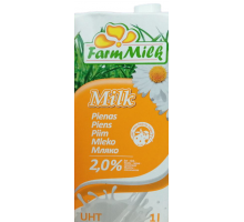 Молоко Farm Milk 2% 1л