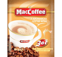 Напиток кофейный растворимый MacCoffee 3в1 Айриш крим 18 г