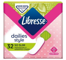 Щоденні гігієнічні прокладки Libresse Dailies Style So slim 32 шт