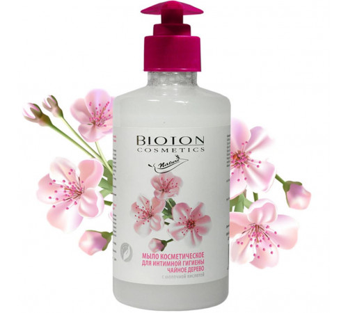 Мило для інтимної гігієни Bioton Cosmetics Nature Чайне дерево 300 мл