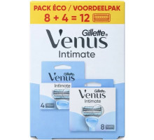 Змінні картриджі для гоління Gillette Venus Intimate 8 + 4 шт (ціна за 1 шт)