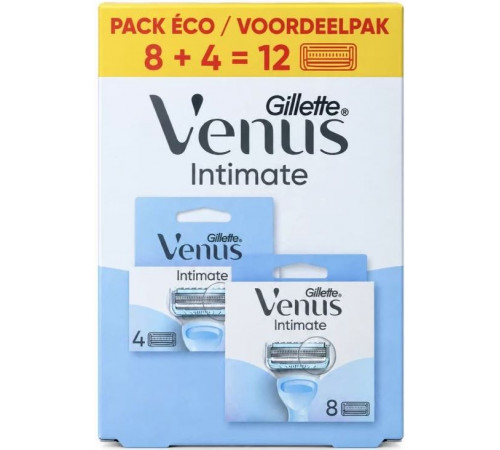 Змінні картриджі для гоління Gillette Venus Intimate 8 + 4 шт (ціна за 1 шт)