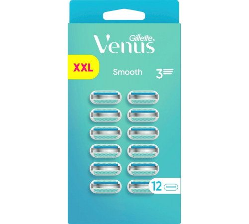 Змінні картриджі для гоління Venus Smooth 12 шт (ціна за 1 шт)