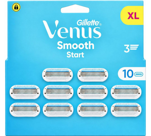 Змінні картриджі для гоління Venus Smooth Start 10 шт (ціна за 1 шт)